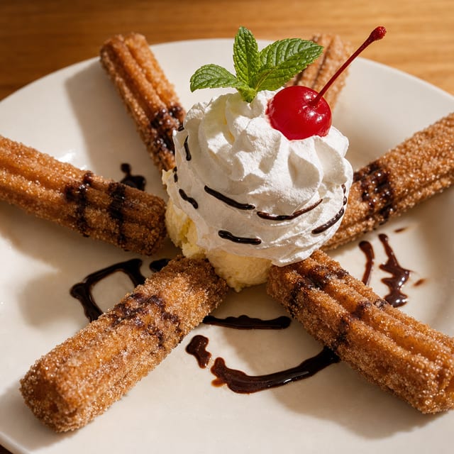 CHURROS CON NIEVE.