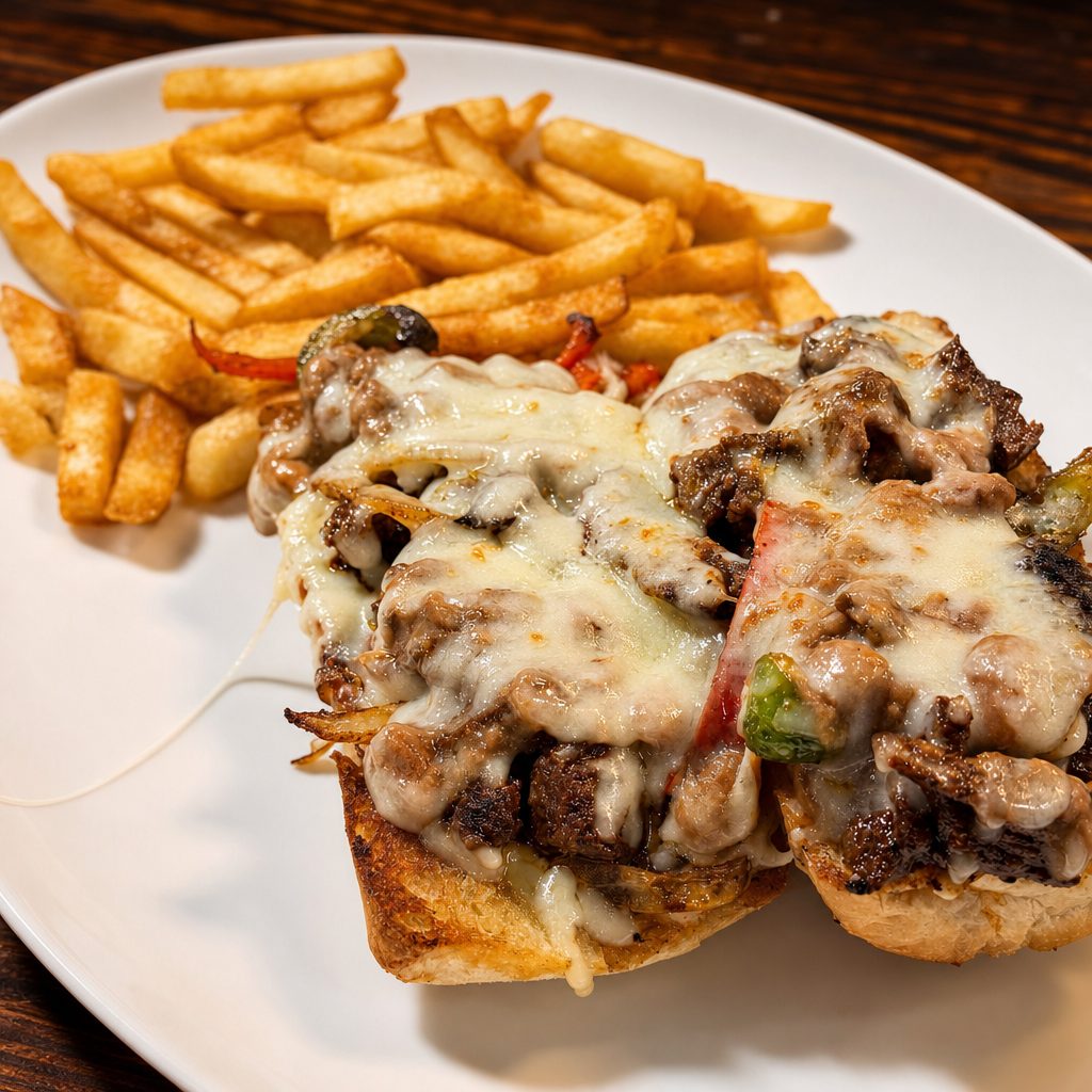 ISAAC'S FAVORITE FAJITA SANDWICH.