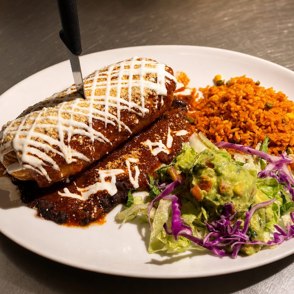 CHIMICHANGA PLATE.