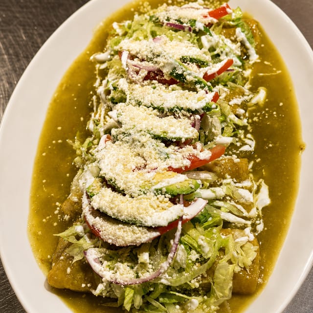 ISAAC'S MOTHER'S FAVORITE ENCHILADAS.