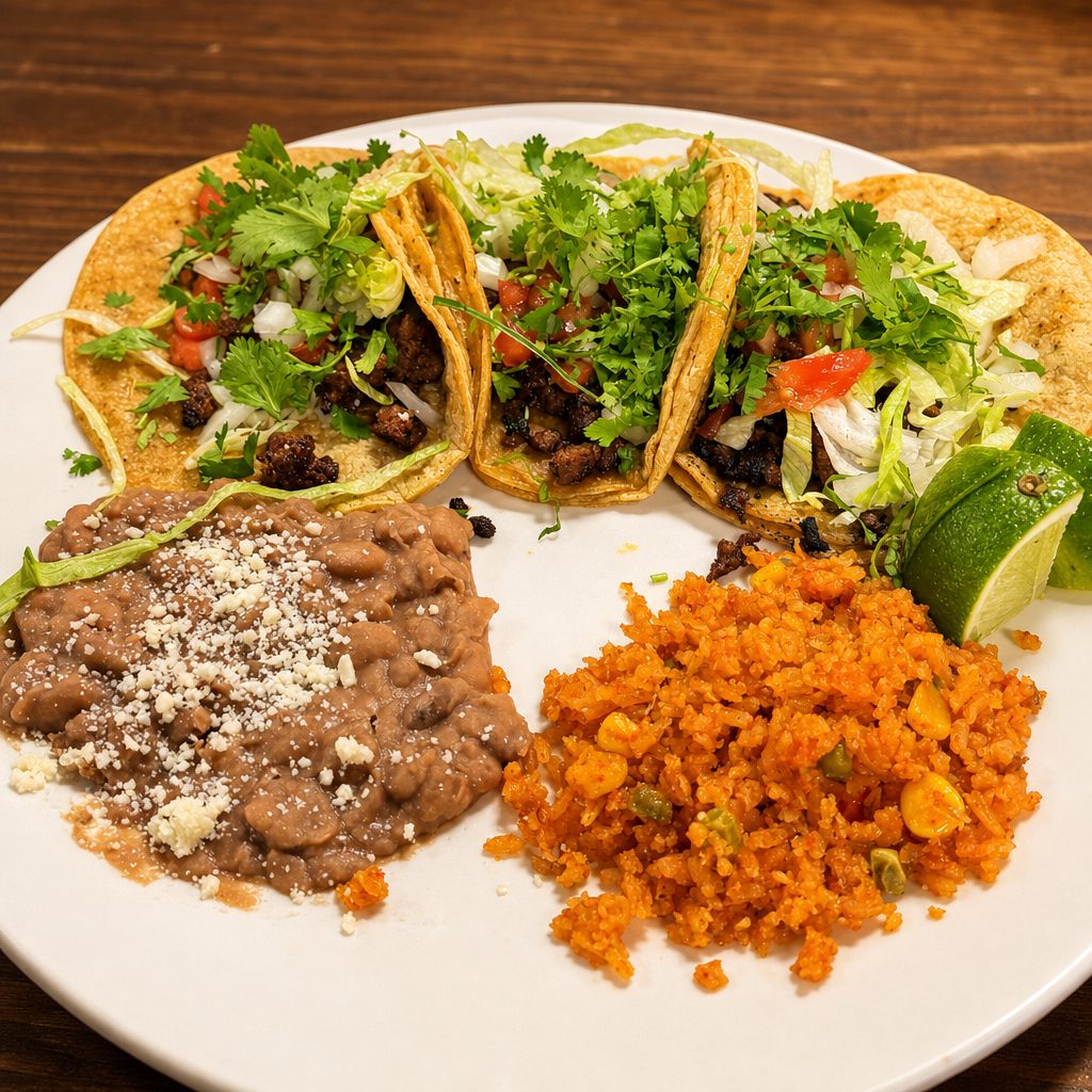 TACO PLATE.
